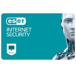 ESET Internet Security, базова на 12 місяців або поновлення на 20 місяців для захисту 3 об'єктів